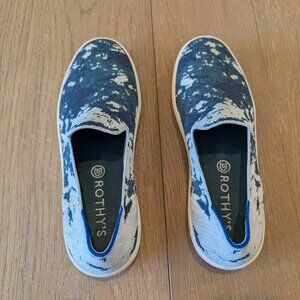 Rothy's Slip On Sneaker Shibori Sea Green